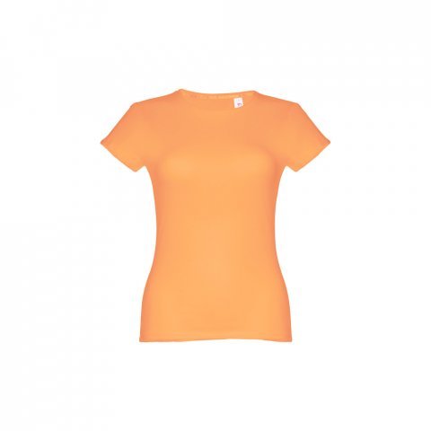 THC SOFIA. D&aacute;msk&eacute; bavlněn&eacute; tričko s p&aacute;skem - Kor&aacute;lově oranžov&aacute;