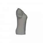 THC ANKARA WOMEN. Ženska majica kratkih rukava - Siva