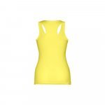 THC TIRANA. T-shirt sem mangas para senhora em algod&atilde;o - Amarelo lim&atilde;o