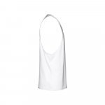 THC IBIZA WH. Miesten jaettujen hihojen puuvillainen T-paita, jossa on lasketut k&auml;dentiet - Valkoinen