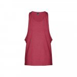 THC IBIZA. Mu&scaron;ka majica bez rukava - Pepeljasto crvena