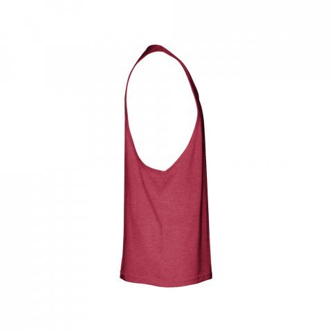 THC IBIZA. Mu&scaron;ka majica bez rukava - Pepeljasto crvena
