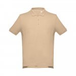 THC ADAM 3XL. Polo pour homme - Brun clair