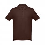 THC ADAM 3XL. Polo pour homme - Marron fonc&eacute;