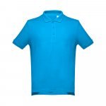 THC ADAM 3XL. Polo pour homme - Bleu d&rsquo;eau