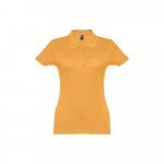 THC EVE. Polo pour femme - Jaune fonc&eacute;