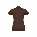 THC EVE. Polo pour femme - Marron fonc&eacute;