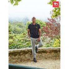 THC ROME. Zweifarbiges Baumwoll-Poloshirt f&uuml;r Herren