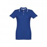 THC ROME WOMEN. Ženska slim polo majica - Royal Plava