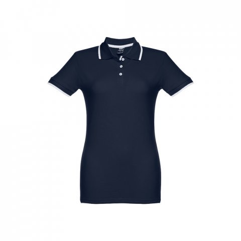 THC ROME WOMEN. Ženska slim polo majica - Navy Plava