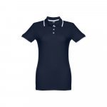 THC ROME WOMEN. Ženska slim polo majica - Navy Plava