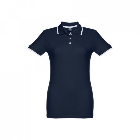 THC ROME WOMEN. Ženska slim polo majica - Navy Plava