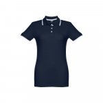 THC ROME WOMEN. Ženska slim polo majica - Navy Plava