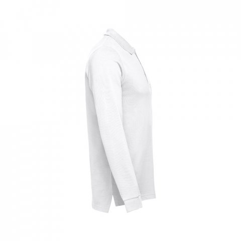 THC BERN WH 3XL. Polo de manga comprida para homem - Branco