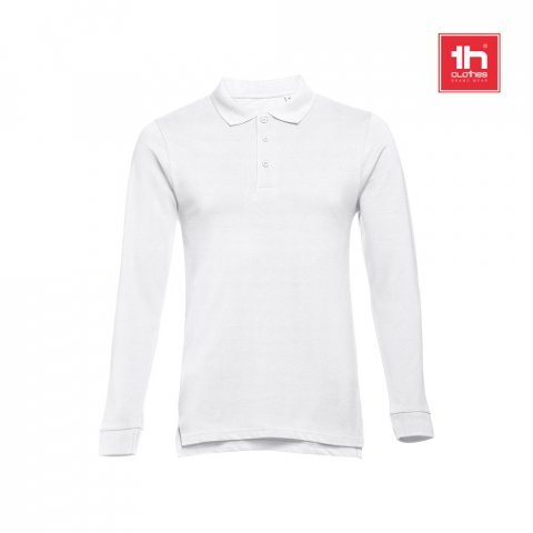 THC BERN WH 3XL. Polo de manga comprida para homem