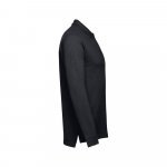 THC BERN 3XL. Polo de manga comprida para homem - Preto