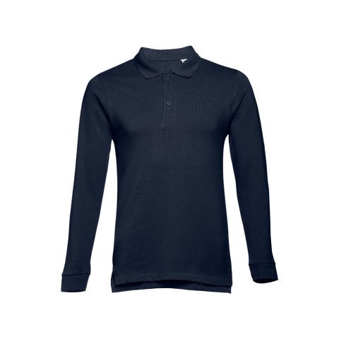 THC BERN 3XL. Polo de manga comprida para homem - Azul