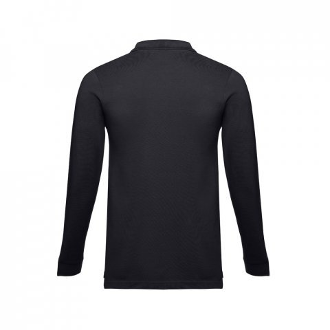 THC BERN 3XL. Polo de manga comprida para homem - Azul Eclipse