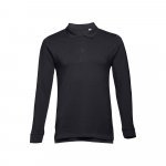 THC BERN 3XL. Polo de manga comprida para homem - Azul Eclipse