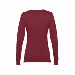 THC MILAN WOMEN. V-hals pullover herre i bomuld og polyamid - Bourgogne
