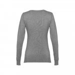 THC MILAN WOMEN. V-hals pullover herre i bomuld og polyamid - Lynggr&aring;