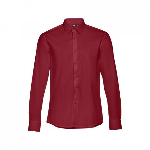 THC PARIS. Men's long-sleeved shirt - Burgundy