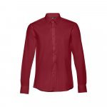 THC PARIS. Men's long-sleeved shirt - Burgundy
