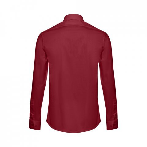 THC PARIS. Men's long-sleeved shirt - Burgundy