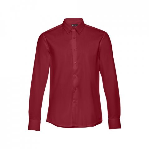 THC PARIS. Men's long-sleeved shirt - Burgundy