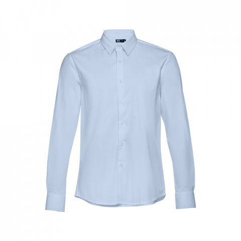 THC PARIS. Men's long-sleeved shirt - Light blue