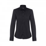 THC PARIS WOMEN. Дамска риза с поплин - черно