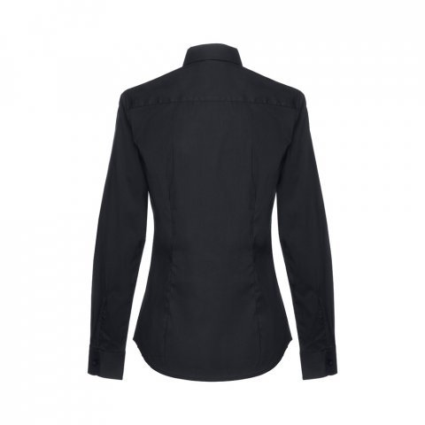 THC PARIS WOMEN. Дамска риза с поплин - черно