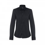 THC PARIS WOMEN. Дамска риза с поплин - черно