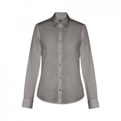 THC PARIS WOMEN. Дамска риза с поплин - сив