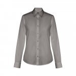 THC PARIS WOMEN. Дамска риза с поплин - сив