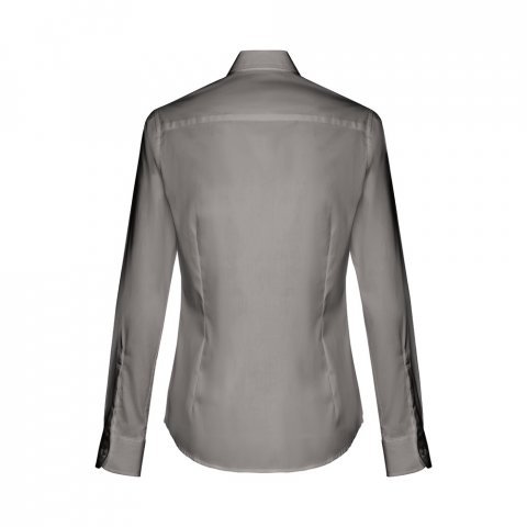 THC PARIS WOMEN. Дамска риза с поплин - сив