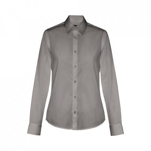 THC PARIS WOMEN. Дамска риза с поплин - сив
