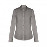 THC PARIS WOMEN. Дамска риза с поплин - сив