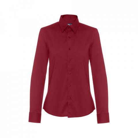 THC PARIS WOMEN. Дамска риза с поплин - Бургундия