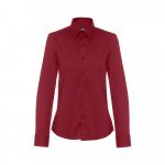 THC PARIS WOMEN. Дамска риза с поплин - Бургундия