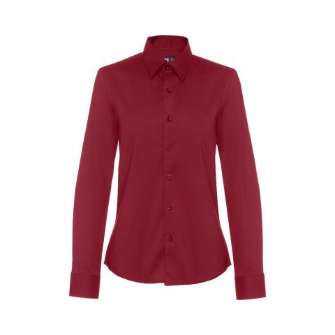 THC PARIS WOMEN. Дамска риза с поплин - Бургундия