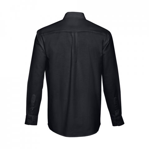 THC TOKYO. Camisa oxford de manga comprida para homem - Preto