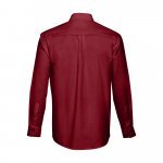 THC TOKYO. Camisa oxford de manga comprida para homem - Bordeaux