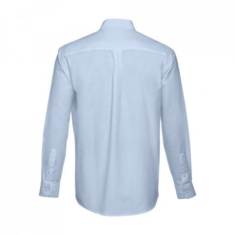 THC TOKYO. Camisa oxford de manga comprida para homem - Azul claro