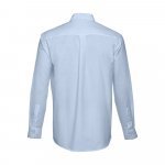 THC TOKYO. Camisa oxford de manga comprida para homem - Azul claro