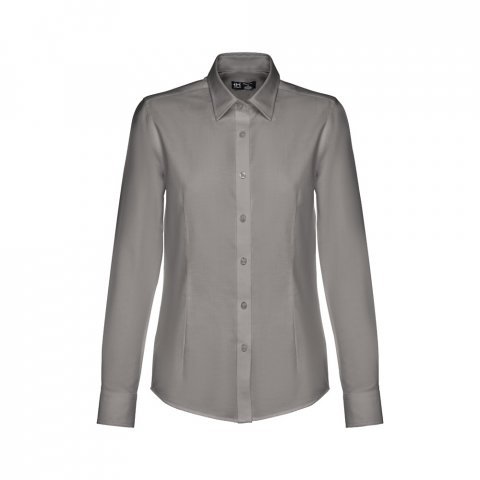THC TOKYO WOMEN. Damska koszula oxford z długim rękawem - Szary