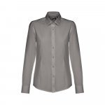 THC TOKYO WOMEN. Damska koszula oxford z długim rękawem - Szary