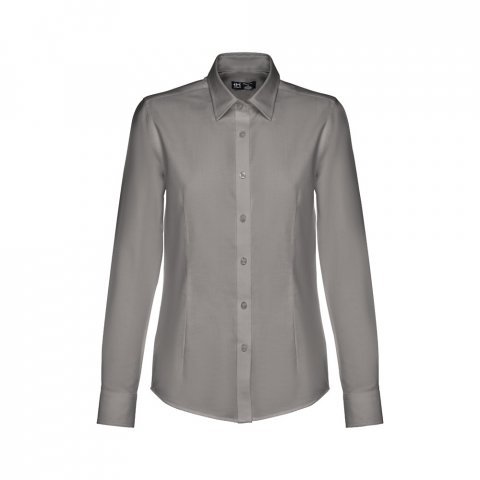 THC TOKYO WOMEN. Damska koszula oxford z długim rękawem - Szary