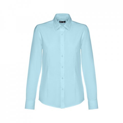 THC TOKYO WOMEN. Damska koszula oxford z długim rękawem - Błękitny