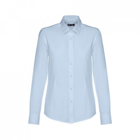THC TOKYO WOMEN. Damska koszula oxford z długim rękawem - Błękitny